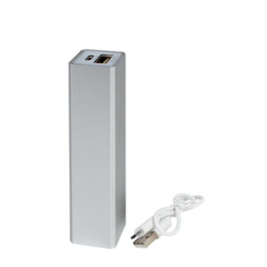 Power Bank Portátil Metálico Recto 2200