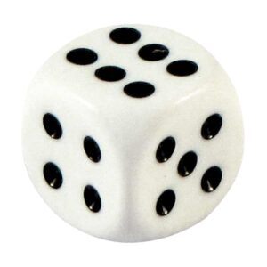 Dado Clásico Blanco