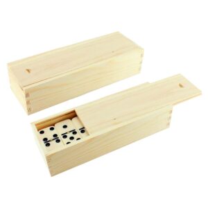 Dominó Clásico en Madera Natural