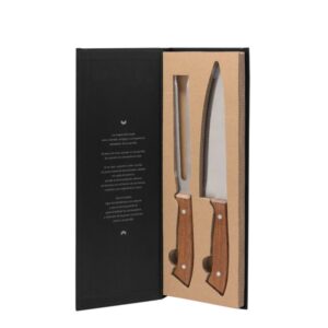 Set BBQ Acero Madera Venkar