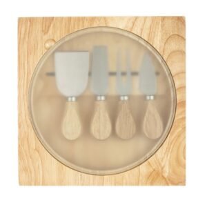 Tabla Para Quesos Con Utensilios Alpina
