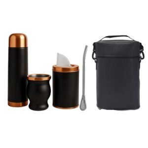 Set Mate Pro Negro Cobre + Bolso