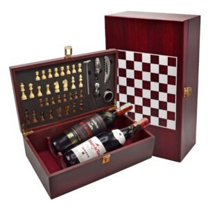 Set de Vino Premium Caoba