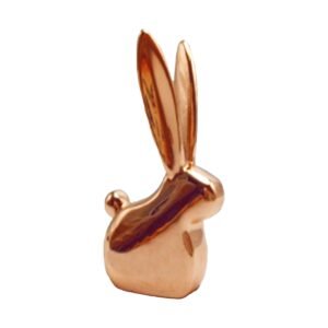Conejo Organizador de Argollas Cobre
